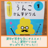 漢字が苦手な子にオススメ!やっぱりうんこ漢字ドリルはすごかった!!